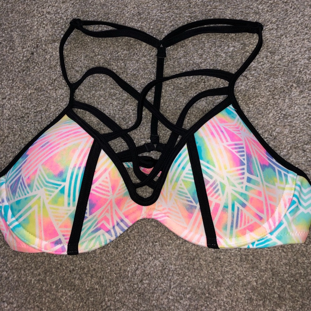 Criss cross front Victoria secret bikini top